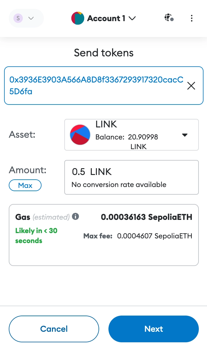 Chainlink CCIP - Fund Deployed Message Tracker Sepolia